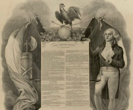 Visuel ancien de la constitution de 1793